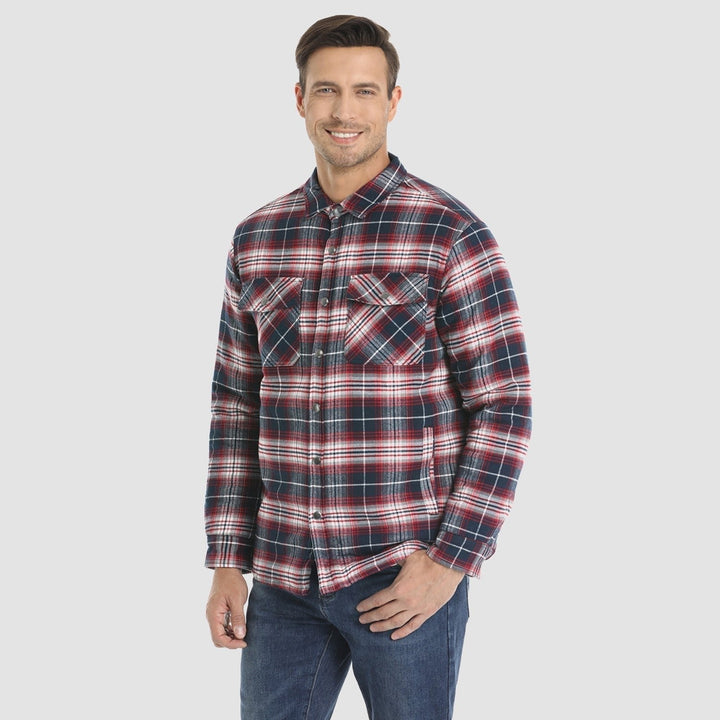 Herren Winter Langarm Hemd Jacke | Lässig