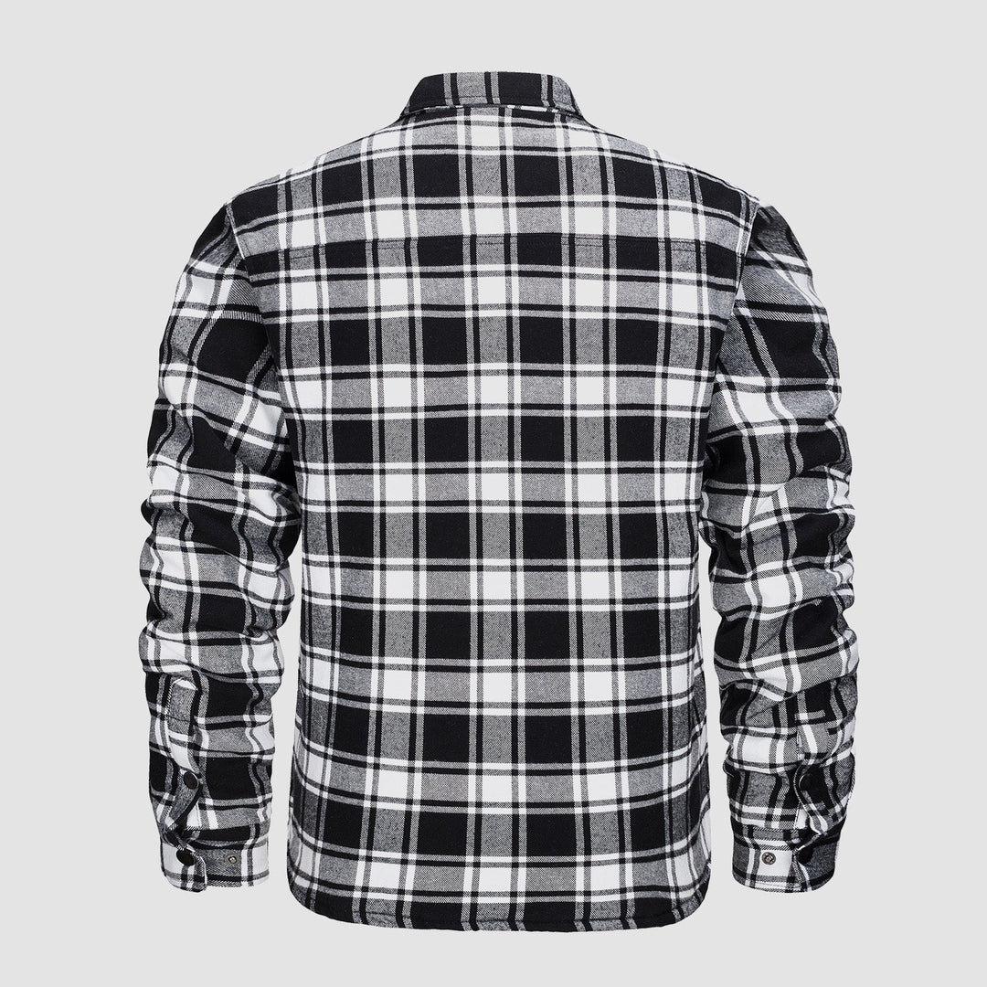 Herren Winter Langarm Hemd Jacke | Lässig