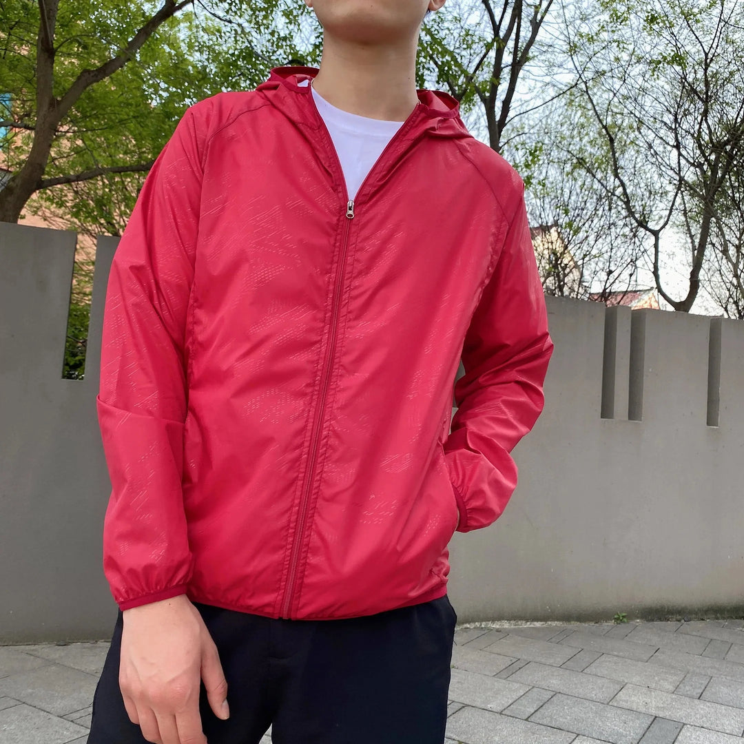 Herren Leichte Wasserdichte Jacke | Reißverschluss
