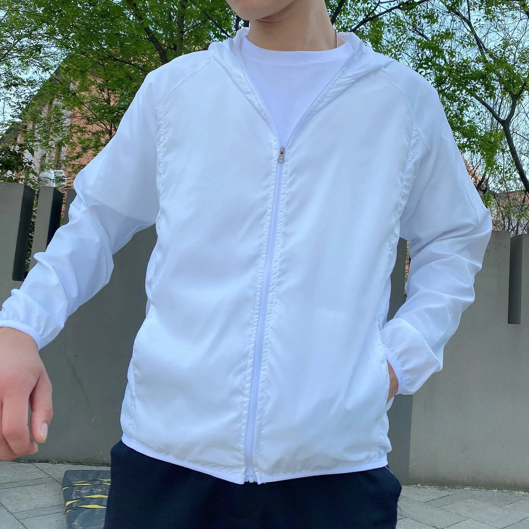 Herren Leichte Wasserdichte Jacke | Reißverschluss