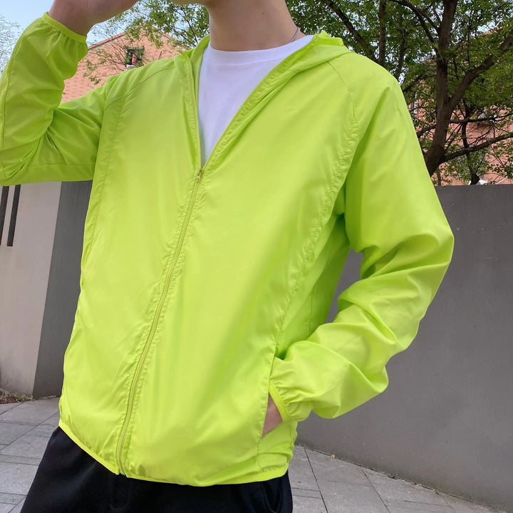 Herren Leichte Wasserdichte Jacke | Reißverschluss