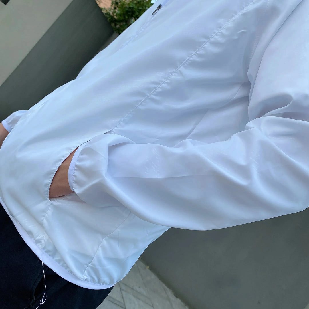 Herren Leichte Wasserdichte Jacke | Reißverschluss