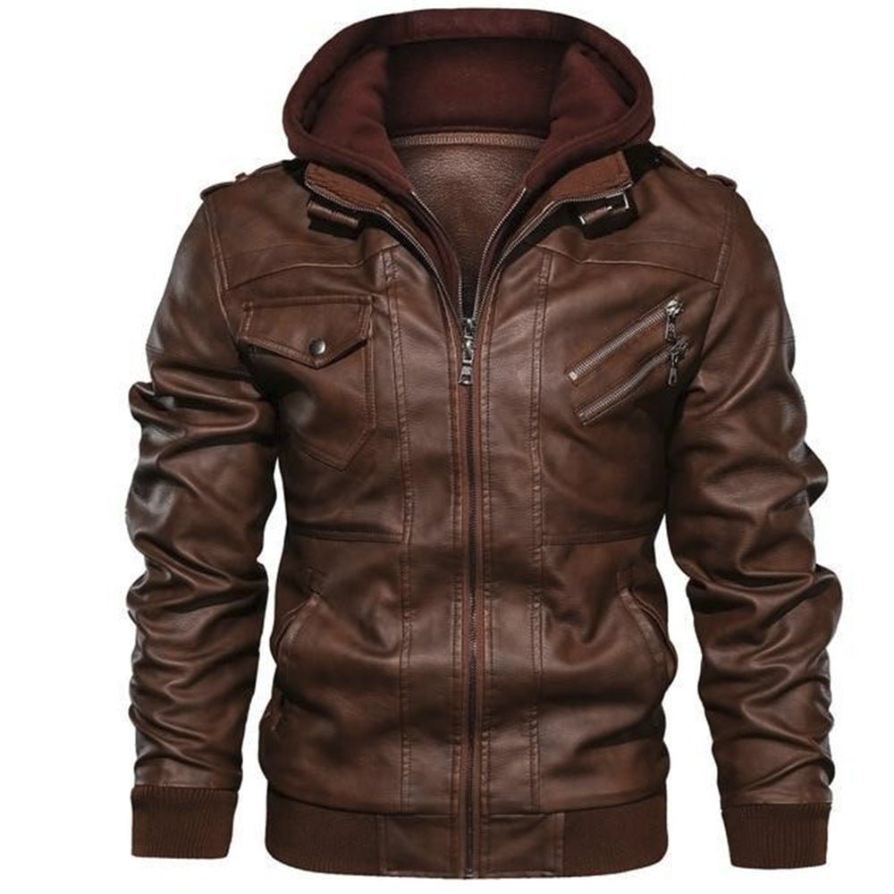Herren Reißverschluss Jacke mit Kapuze | Moderne