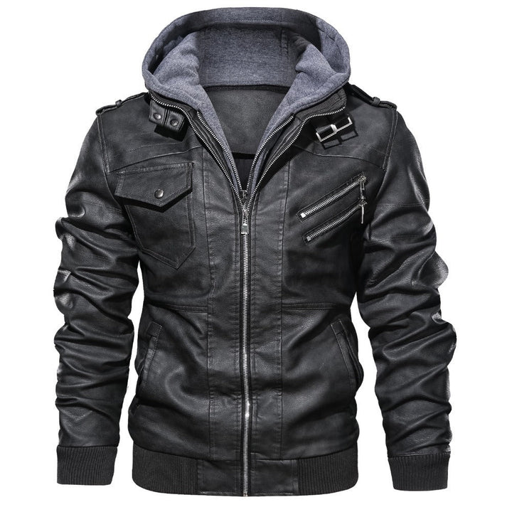 Herren Reißverschluss Jacke mit Kapuze | Moderne