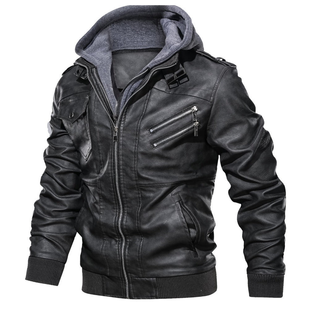 Herren Reißverschluss Jacke mit Kapuze | Moderne