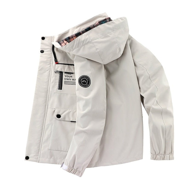 Herren-Winter-Im Freien-Windjacke | Mehrere Taschen