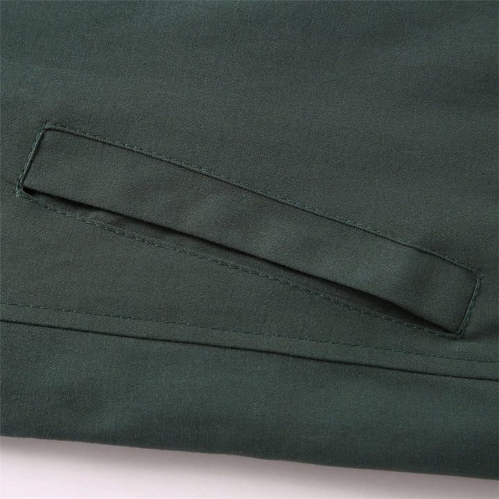 Herren Weinlese Knopf Daunen Jacke | Bomber
