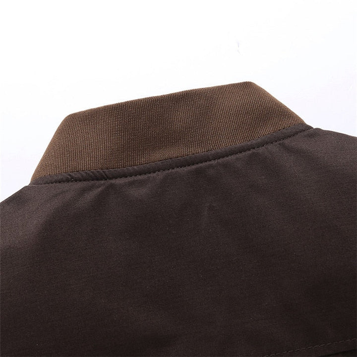 Herren Weinlese Knopf Daunen Jacke | Bomber