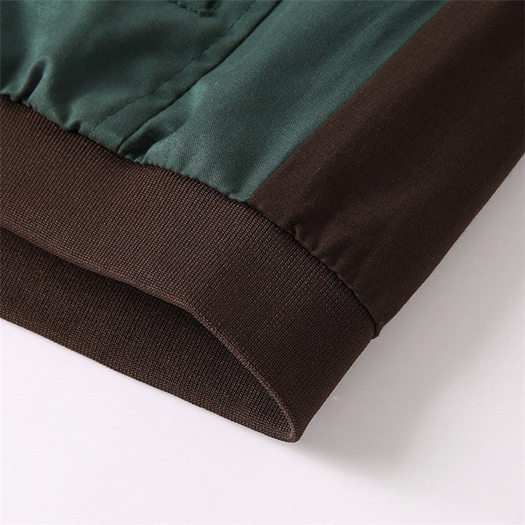 Herren Weinlese Knopf Daunen Jacke | Bomber
