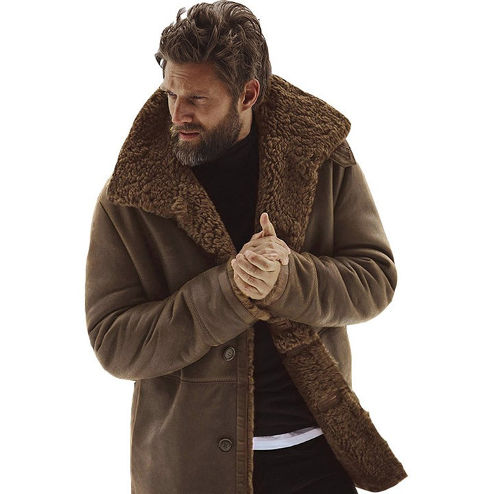 Herren Warme Dicke Winterparka Mantel | Langarm