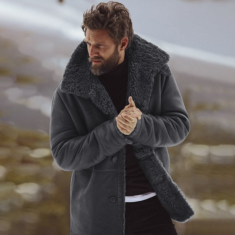 Herren Warme Dicke Winterparka Mantel | Langarm