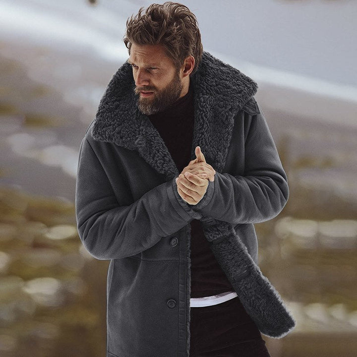 Herren Warme Dicke Winterparka Mantel | Langarm