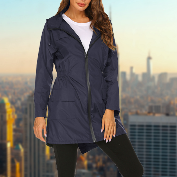 Praktisch Wasserdichte Regenjacke für Damen | Mit Kapuze
