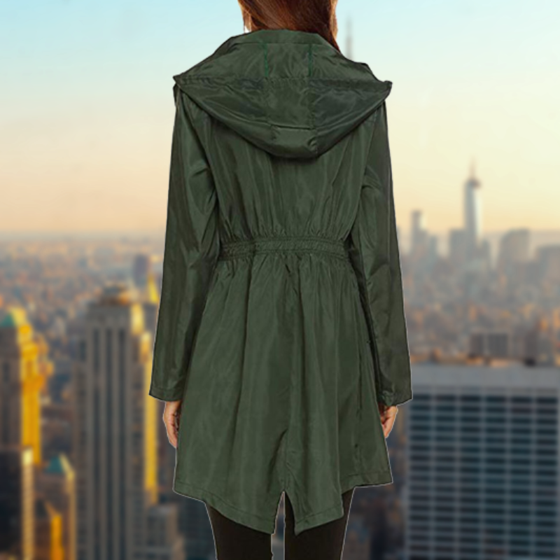 Praktisch Wasserdichte Regenjacke für Damen | Mit Kapuze