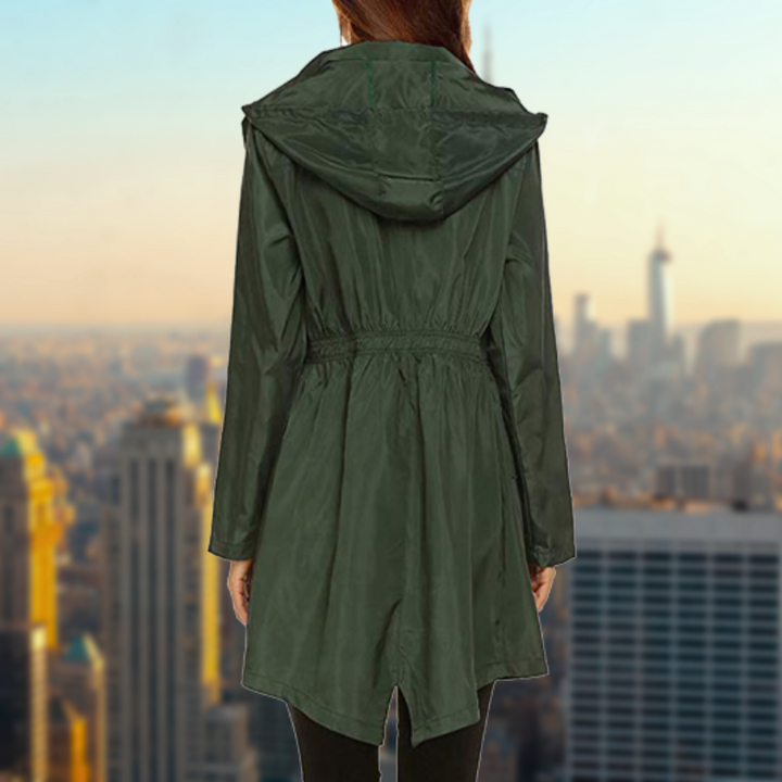 Praktisch Wasserdichte Regenjacke für Damen | Mit Kapuze