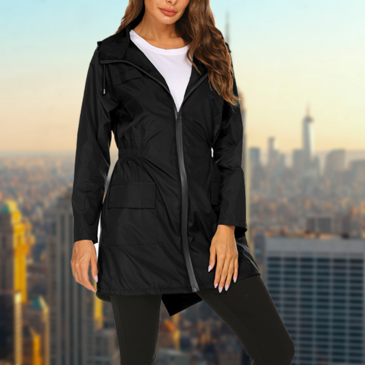 Praktisch Wasserdichte Regenjacke für Damen | Mit Kapuze