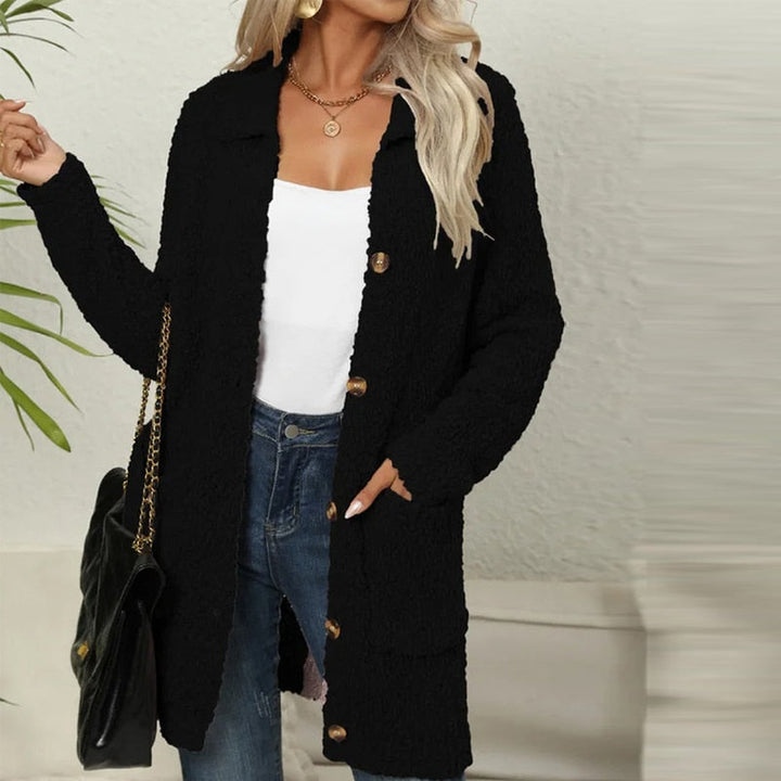 Damen Tasche Teddy Jacke | Lang