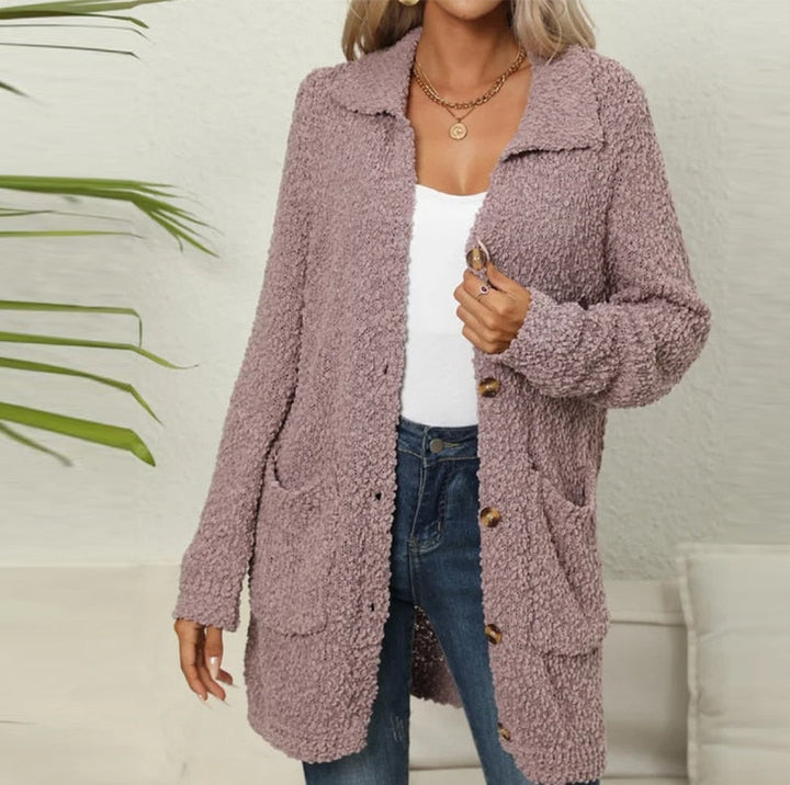 Damen Tasche Teddy Jacke | Lang