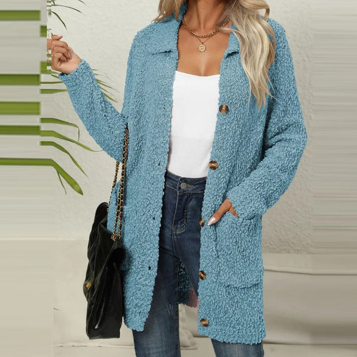 Damen Tasche Teddy Jacke | Lang