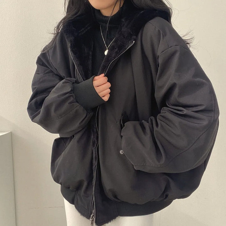 Damen Übergroße Jacke | Warme