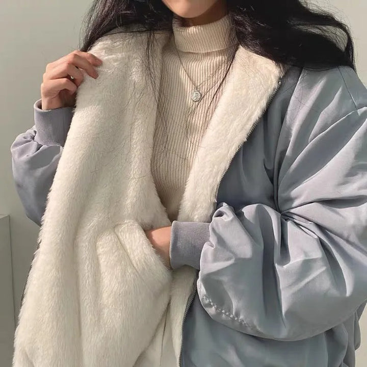 Damen Übergroße Jacke | Warme