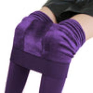 Warme gemütliche winterleggings mit thermofutter