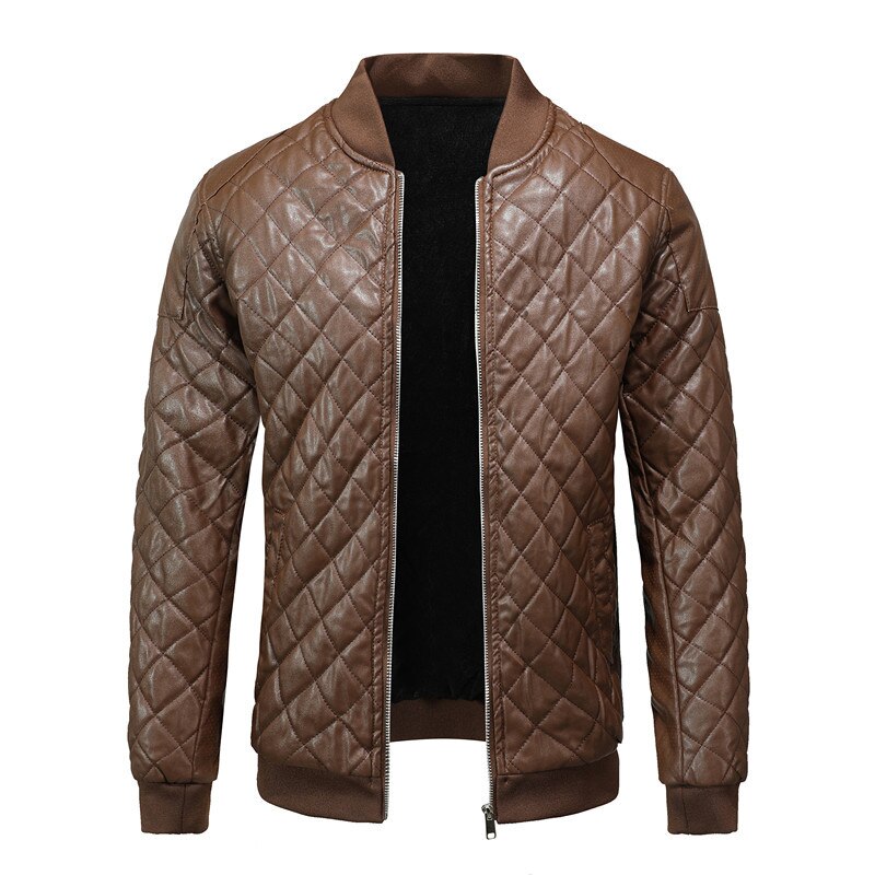 Herren Steppjacke mit langen Ärmeln |  Reißverschluss