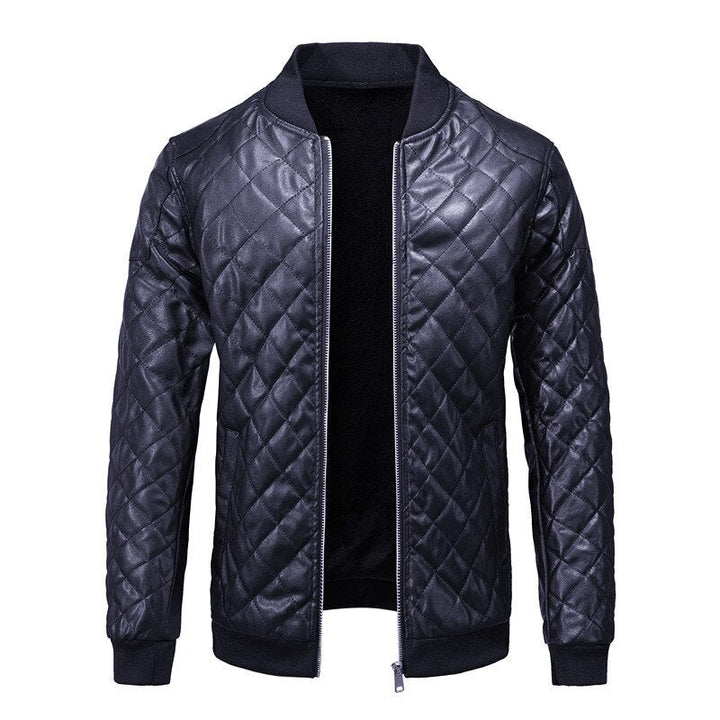 Herren Steppjacke mit langen Ärmeln |  Reißverschluss