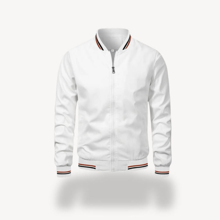 Herren Reißverschluss Leichte Bomber Jacke | Komfortabel
